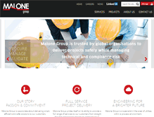 Tablet Screenshot of malonegroup.com